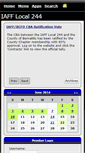 Mobile Screenshot of iaff244.org