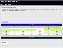 Tablet Screenshot of iaff244.org